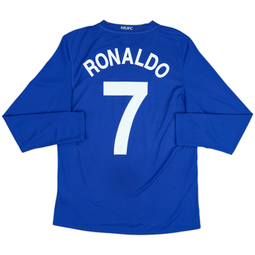 2008-09 Manchester United Third L/S Shirt Ronaldo #7 - 7/10 - (M)