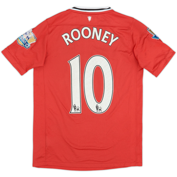 2011-12 Manchester United Home Shirt Rooney #10 - 5/10 - (L.Boys)