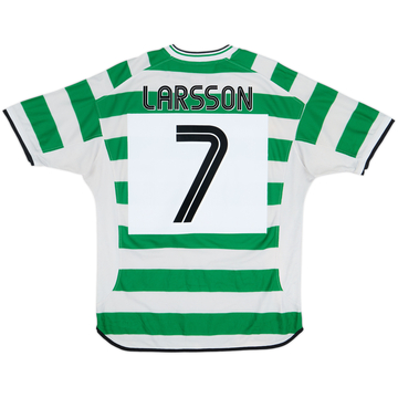 2001-03 Celtic Home Shirt Larsson #7 - 5/10 - (L)