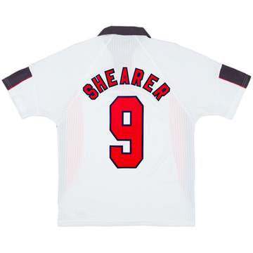 1997-99 Inglaterra Camiseta Local Shearer #9 - 6/10 - (M)