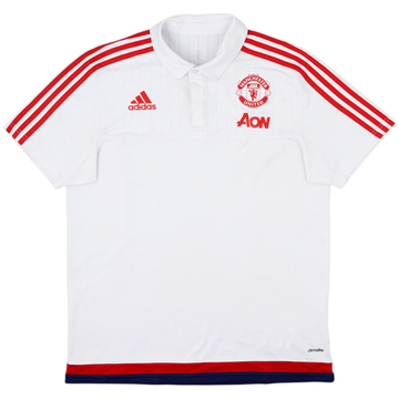 2015-16 Manchester United adidas Polo Shirt - 6/10 - (L)