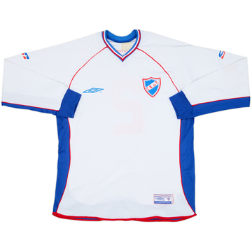 2003 Club Nacional Home L/S Shirt - 7/10 - (L)
