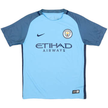 2016-17 Manchester City Home Shirt - 8/10 - (M.Boys)