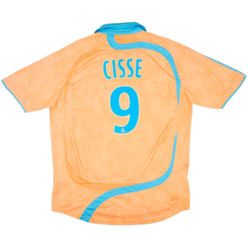 2007-08 Olympique Marseille Third Shirt Cisse #9 - 8/10 - (L)
