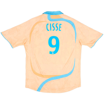 2007-08 Olympique Marseille Third Shirt Cisse #9 - 8/10 - (XL)