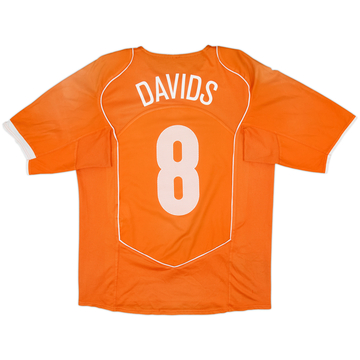2004-06 Netherlands Home Shirt Davids #8 - 5/10 - (M)
