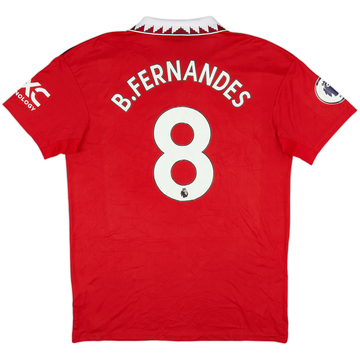 2022-23 Manchester United Home Shirt B.Fernandes #8 - 6/10 - (L)
