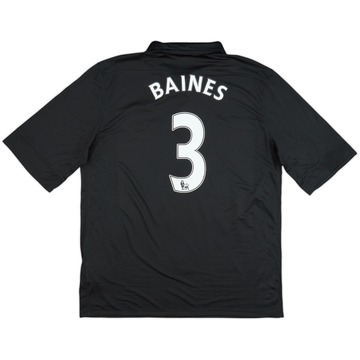 2012-13 Everton Away Shirt Baines #3 - 9/10 - (XL)