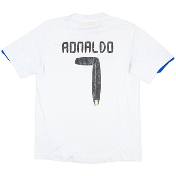 2010-11 Real Madrid Home Shirt Ronaldo #7 - 4/10 - (L)