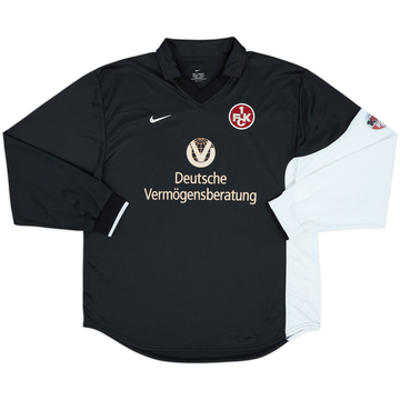 Camiseta de visitante de manga larga del centenario del Kaiserslautern 2000-01 Klose #25 - 8/10 - (L)