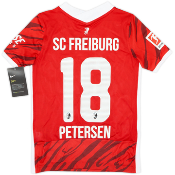 2021-22 Freiburg Home Shirt Petersen #18 (XS.Boys)