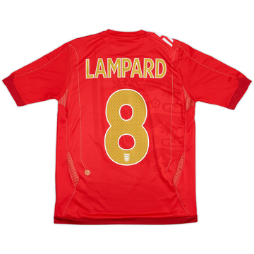 2006-08 England Away Shirt Lampard #8 - 8/10 - (XL.Boys)