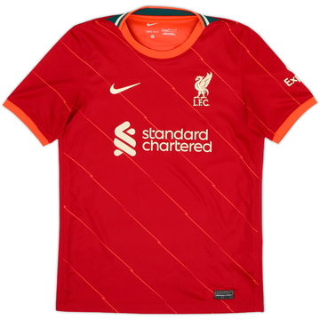 2021-22 Liverpool Home Shirt - 9/10 - (L.Boys)