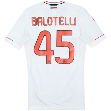 2012-13 AC Milan Player Issue TechFit Away Shirt Balotelli #45 (M/L)