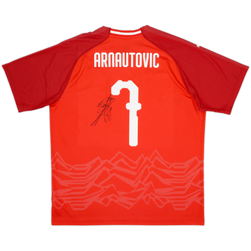 2018-19 Austria Signed Home Shirt Arnautovic #7 - 6/10 - (XL)
