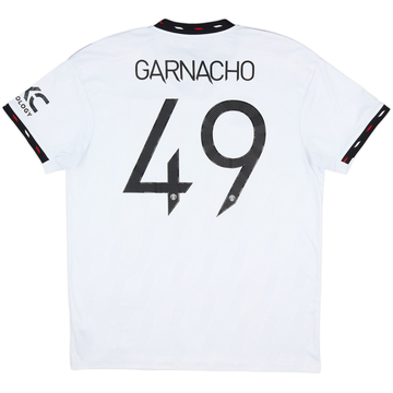 2022-23 Manchester United Away Shirt Garnacho #49 - 5/10 - (XL)