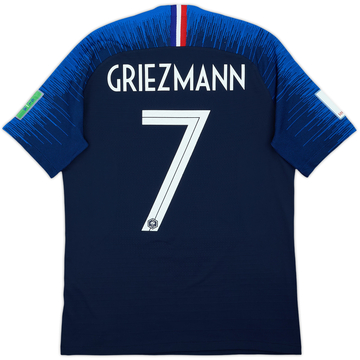 2018 France Authentic Home Shirt Griezmann #7 - 6/10 - (M)