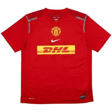 2012-13 Manchester United Player Issue Nike Training Shirt - 9/10 - (L)