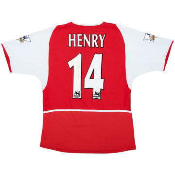 2002-04 Arsenal Home Shirt Henry #14 - 8/10 - (S)