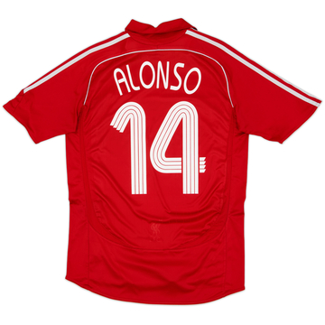 2006-08 Liverpool Home Shirt Alonso #14 - 5/10 - (M)