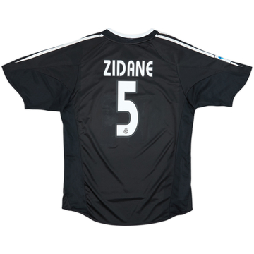 2004-05 Real Madrid Away Shirt Zidane #5 - 7/10 - (M)