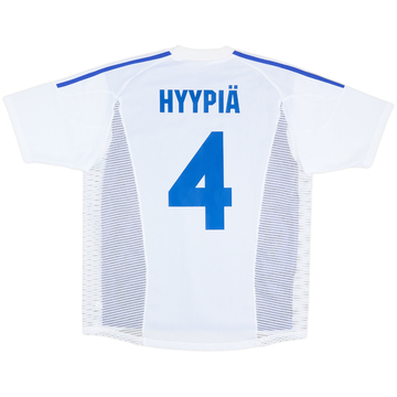 2002-04 Finland Player Issue Home Shirt Hyypia #4 - 10/10 - (L)