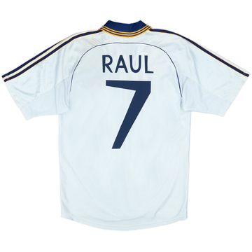 1998-00 Real Madrid Home Shirt Raul #7 - 6/10 - (S)
