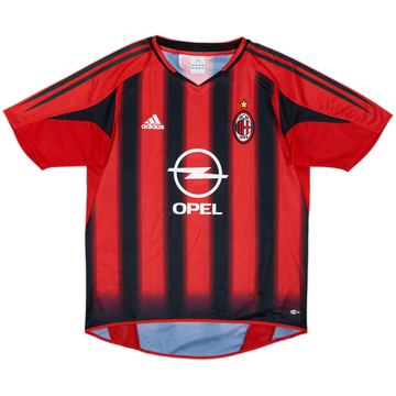 2004-05 AC Milan Home Shirt - 9/10 - (XL.Boys)