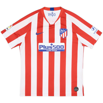 2019-20 Atletico Madrid Home Shirt - 6/10 - (L)