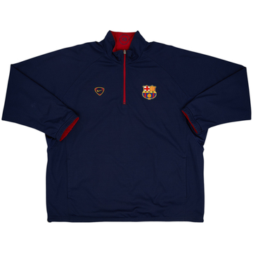 2000-01 Barcelona Nike Reversible 1/2 Zip Track Jacket - 8/10 - (3XL)