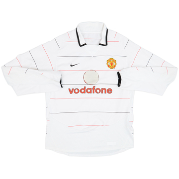 Camiseta L/S de la tercera equipación del Manchester United 2003-05 - 4/10 - (M)