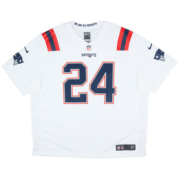 2020 New England Patriots Gilmore #24 Nike Game Away Jersey - 9/10 - (3XL)