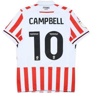 2023-24 Stoke City Home Shirt Campbell #10 - 8/10 - (S)