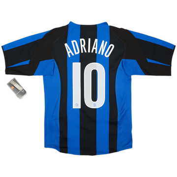 2004-05 Inter Milan Home Shirt Adriano #10 (S)