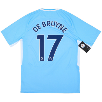 2017-18 Manchester City Home Shirt De Bruyne #17 (M)