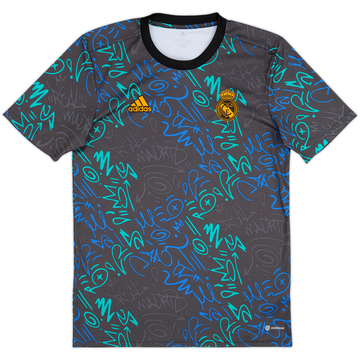 2021-22 Real Madrid adidas Training Shirt - 9/10 - (M)