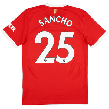 2021-22 Manchester United Camiseta Local Sancho #25 - 8/10 - (S)
