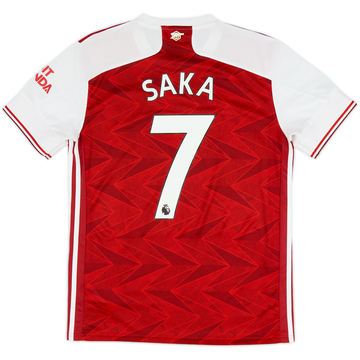 2020-21 Arsenal Home Shirt Saka #7 - 6/10 - (M)