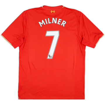2015-16 Liverpool Home Shirt Milner #7 - 7/10 - (L)