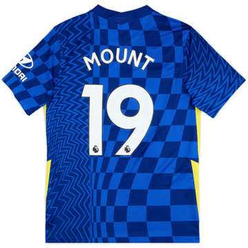 2021-22 Chelsea Home Shirt Mount #19 - 8/10 - (M)