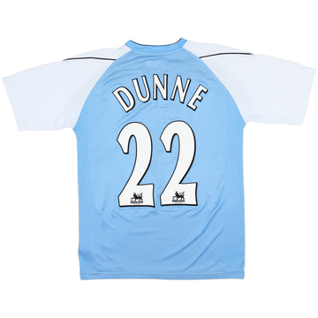 2006-07 Manchester City Camiseta Local Dunne #22 - 7/10 - (M)