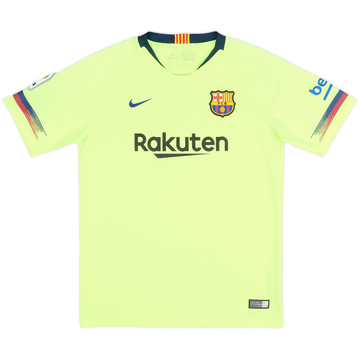 2018-19 Barcelona Away Shirt - 9/10 - (XL.Boys)