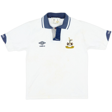 1991-93 Tottenham Home Shirt - 7/10 - (S.Boys)