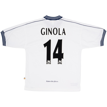 1997-99 Tottenham Home Shirt Ginola #14 - 8/10 - (M)