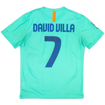2010-11 Barcelona Away Shirt David Villa #7 - 8/10 - (M)