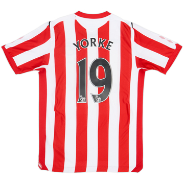 2008-09 Sunderland Home Shirt Yorke #19 - 8/10 - (L)
