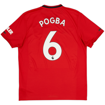 2019-20 Manchester United Home Shirt Pogba #6 - 6/10 - (L)
