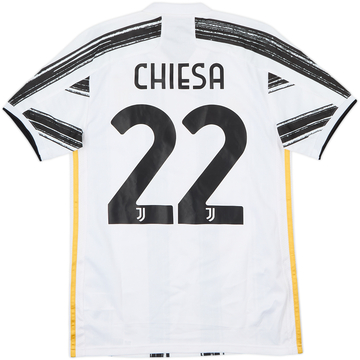 2020-21 Juventus Home Shirt Chiesa #22 - 10/10 - (S)