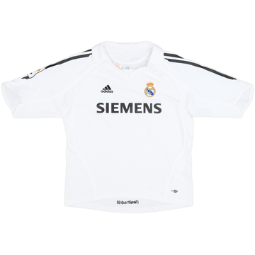 Camiseta de local del Real Madrid 2005-06 - 9/10 - (M. Niños)