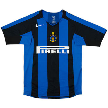 2005-06 Inter Milan Home Shirt - 8/10 - (L.Boys)